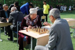 Спартакиада «Ардагерлер» прошла среди ветеранов Алатауского района