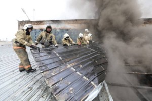 
                    Сильный пожар произошел в Алматы
                