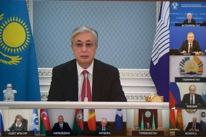 Токаев принял участие в заседании Совета глав государств СНГ