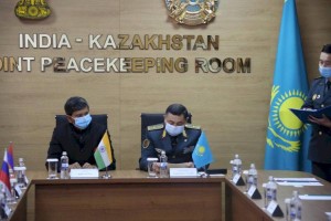 
                    Казахстанско-индийский класс  миротворческой подготовки открылся в Алматы
                