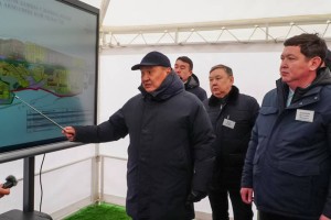 Меры по защите пристоличной территории от паводков проверил Канат Бозумбаев