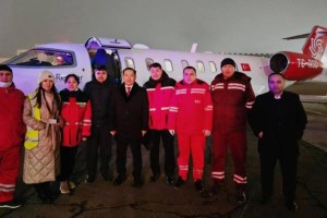 В Актау проводили домой последних пациентов, пострадавших в авиакатастрофе