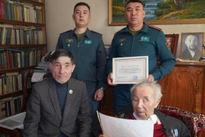 102-й день рождения отметил ветеран войны Зулхарнай Сеитов из Алматы