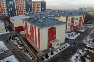 Новое студенческое общежитие Университета имени Кунаева находится в шаговой доступности от учебных аудиторий