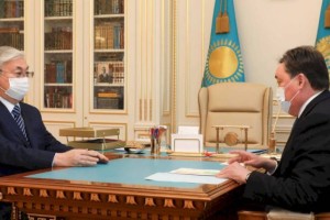 Мамин доложил Президенту о ситуации с коронавирусом в Казахстане