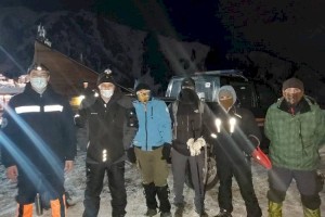 
                    Трех заблудившихся в горах туристов спасли в Алматы
                