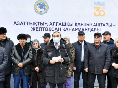 
                    В Алматы установлен закладной камень на месте будущего памятника «Желтоксан»
                