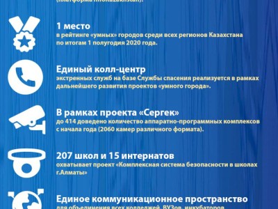 
                    Алматы-2020: основные показатели социально-экономического развития (Развитие цифровизации)
                
