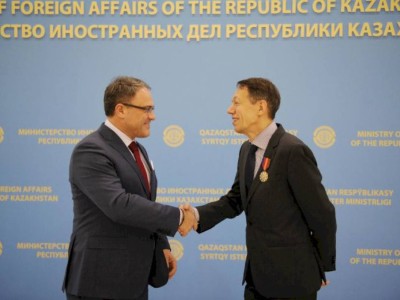 
                    Орденом «Достык» II степени награжден Посол Швеции в Казахстане
                