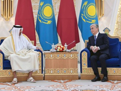 
                    Касым-Жомарт Токаев провел встречу с Эмиром Катара шейхом Тамимом бен Хамадом Аль Тани
                