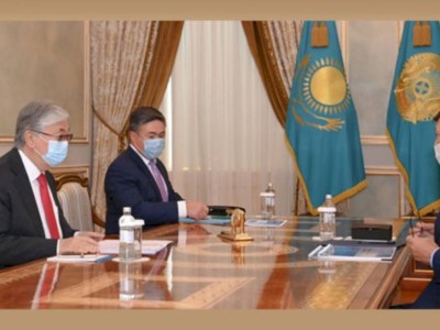 
                    Президента проинформировали о показателях группы компаний АО «КазТрансГаз»
                
