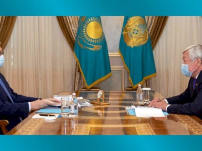 
                    Президент Казахстана принял акима Жамбылской области
                