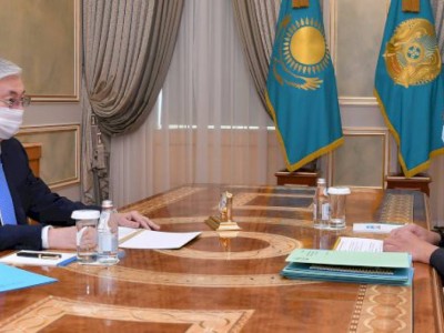 
                    Касым-Жомарт Токаев принял главу Нацбанка РК
                
