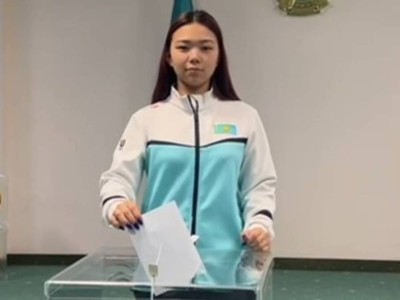 
                    Бронзовый призер Олимпийских игр по пулевой стрельбе из Алматы Александра Ле отдала свой голос на референдуме
                