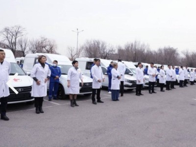 
                    Медучреждениям Жамбылской области передали 40 новых автомобилей
                