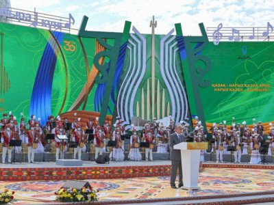 
                    Глава государства посетил концерт, посвященный Национальному дню домбры
                