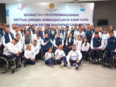 
                    В Алматы казахстанских паралимпийцев проводили на Азиаду
                