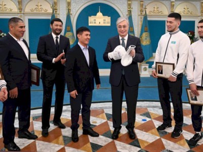 
                    Глава государства принял призеров чемпионата мира по боксу
                