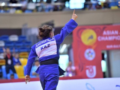 
                    Казахстанская дзюдоистка Абиба Абужакынова выиграла бронзу в турнире Grand Slam
                
