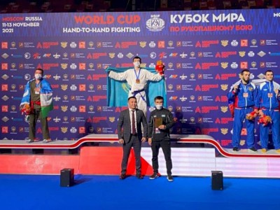 
                    Казахстанец стал чемпионом Кубка мира по рукопашному бою
                