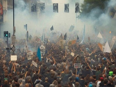 
                    Протестующие захватили мост Ховра в Индии в ходе антиправительственного марша после смерти врача
                