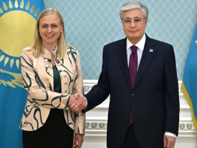 
                    Токаев принял действующего председателя ОБСЕ Элину Валтонен
                