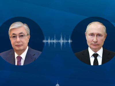 
                    Токаев провел телефонный разговор с Путиным
                
