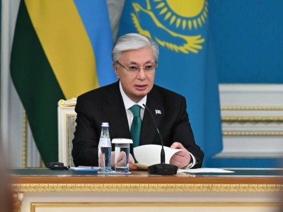 
                    Космос, кибербезопасность и климат: Токаев высказался о переговорах с президентом Руанды
                