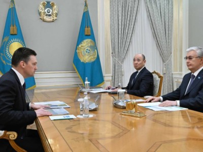 
                    Токаев принял председателя правления Евразийского банка развития 
                