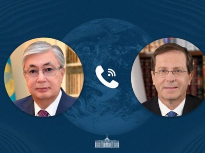 
                    Касым-Жомарт Токаев провел телефонный разговор с президентом Израиля
                