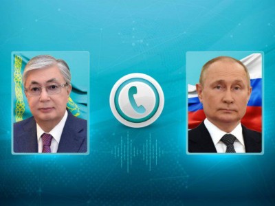 
                    Состоялся телефонный разговор Токаева с Путиным
                
