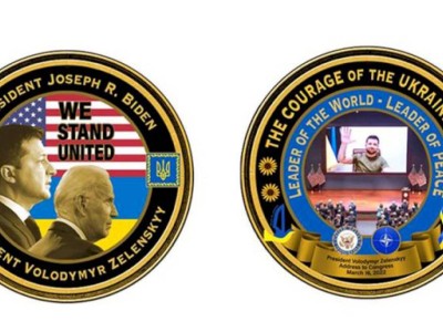 
                    Белый дом выставил на продажу коллекционные монеты с изображением Зеленского
                