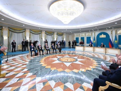 
                    Президенты Казахстана и России официально открыли филиал КазНУ в Омске
                