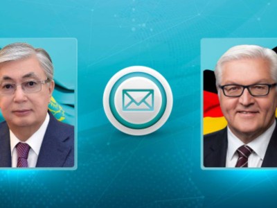 
                    Глава государства поздравил Федерального президента Германии
                