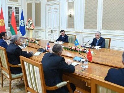 
                    Токаев призвал ОДКБ поддержать инициативу Казахстана по созданию в Алматы регионального центра ООН 
                
