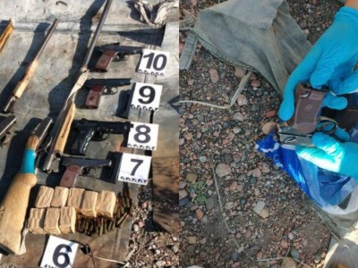 
                    Схрон с оружием и боеприпасами обнаружили в Жамбылской области
                
