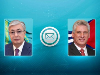 
                    Токаев поздравил Президента Кубы
                