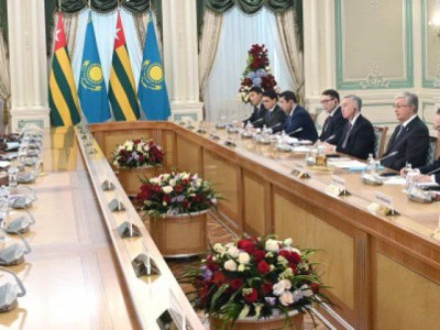 
                    О чем говорили Президенты Казахстана и Того
                
