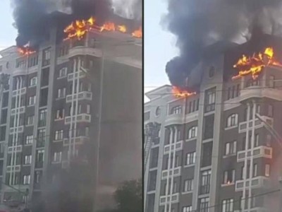 
                    Атырауские полицейские эвакуировали 25 человек из охваченного пламенем многоэтажного дома
                