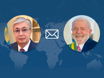 
                    Касым-Жомарт Токаев поздравил Президента Бразилии
                