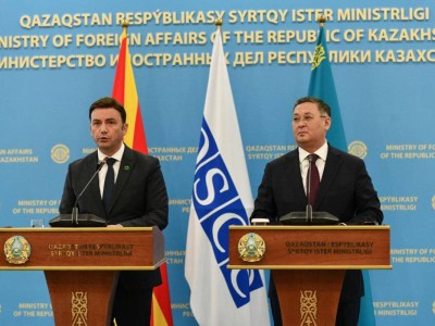 
                    Казахстан и Северная Македония заинтересованы в новых торговых маршрутах
                