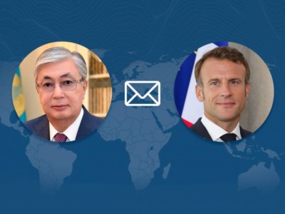 
                    Токаев направил поздравительную телеграмму Президенту Франции
                