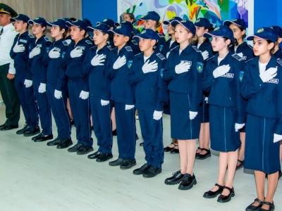 
                    В школе №99 Алматы шестиклассники приняли присягу
                