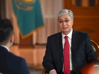 
                    Президент Казахстана дал интервью китайскому телеканалу CCTV
                