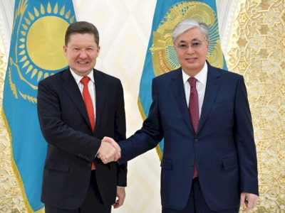 
                    Президент Казахстана принял главу «Газпрома» Алексея Миллера
                
