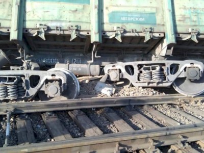 
                    В Атырауской области грузовые вагоны сошли с рельсов
                