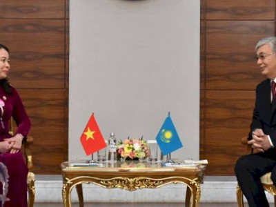 
                    Глава государства провел встречу с вице-президентом Вьетнама Во Тхи Ань Суан
                