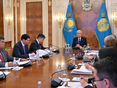 
                    Токаев принял годовой отчет Национального банка Казахстана
                