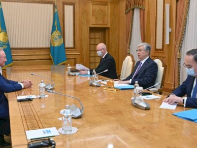 
                    Президент РК провел ряд встреч с руководителями международных компаний
                