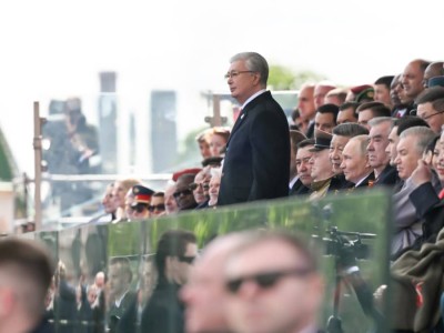 
                    Президент Касым-Жомарт Токаев посетил военный парад по случаю Дня Победы
                